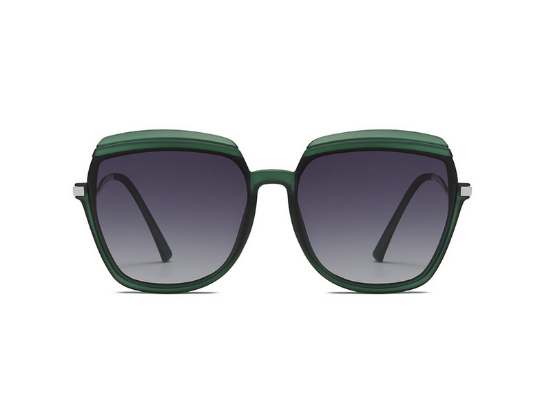 Cheap Plastic Sunglasses Oversize Polygonal Versatile Vintage Sunglasses