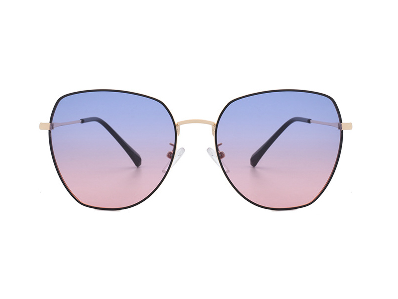 Classic Metal Frame Ocean Color TAC Polarized Anti-UV Lens Sunglasses