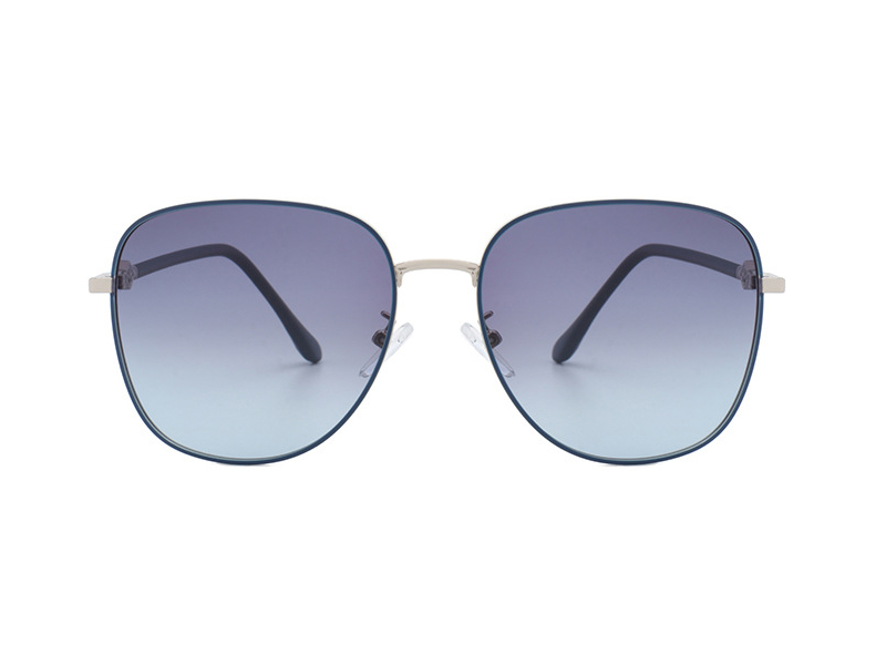 Vintage Women Sunglasses Metal Sunglasses with Plastic Temples Polarized Lenses
