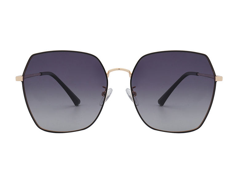 Retro Lady Driving Metal Sunglasses UV Protection Glasses