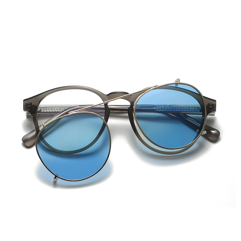 New Trend TR90 Clip-on Optical Frames Vintage Beach Sunglasses