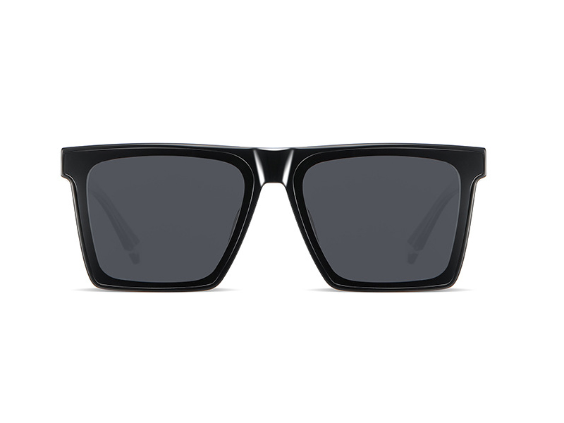 Oversize Men's Rectangle Acetate Sunglasses Wenzhou Factory