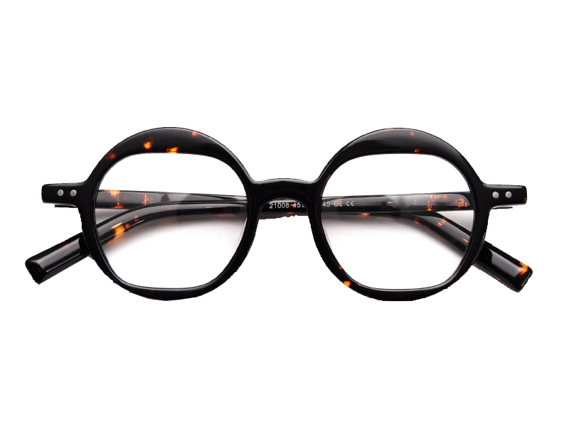 Handmade Acetate Optical Frames Round Shape Can Be Equipped With Myopia Lenses