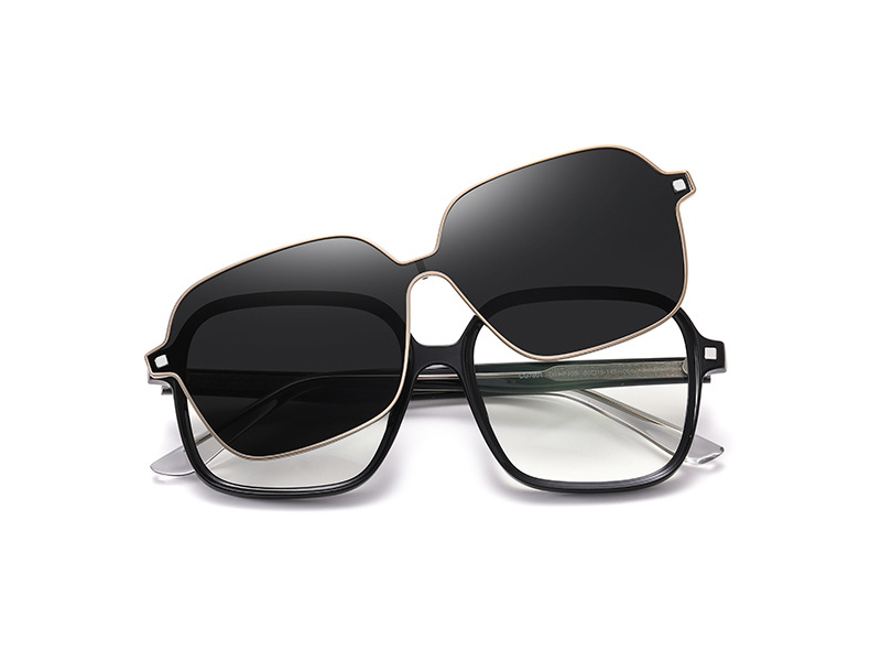 Magnetic TR90 Clip on Sunglasses Dual Use Unisex Fashion Myopia Sunglasses