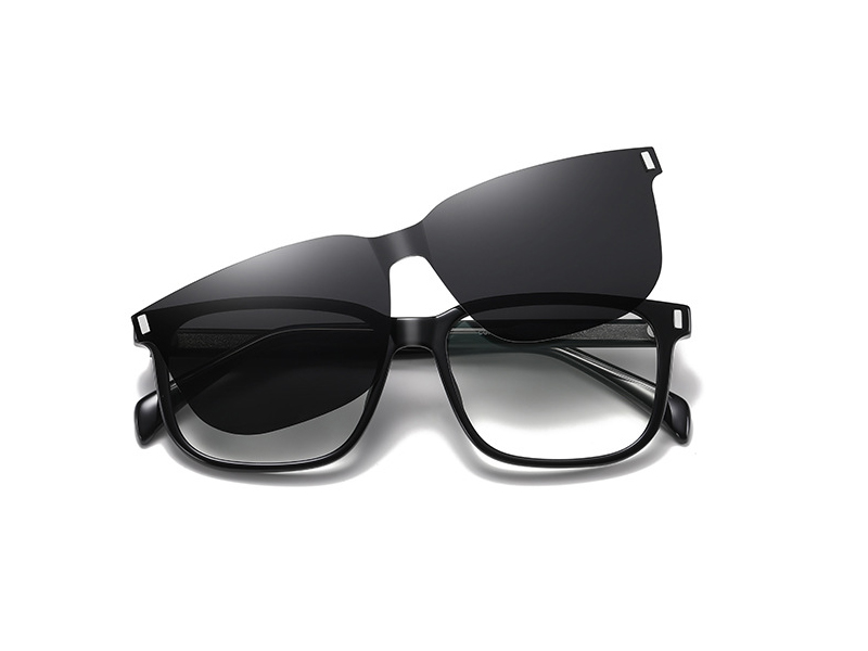 High Quality Men Eyeglasses Magnetic TR90 Sunglasses TAC Polarized Lenses
