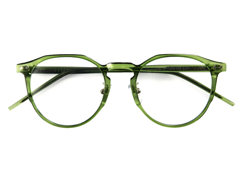 Vintage Round Full-Rim Ultra Slim Eyeglasses TR90 Optical Frames