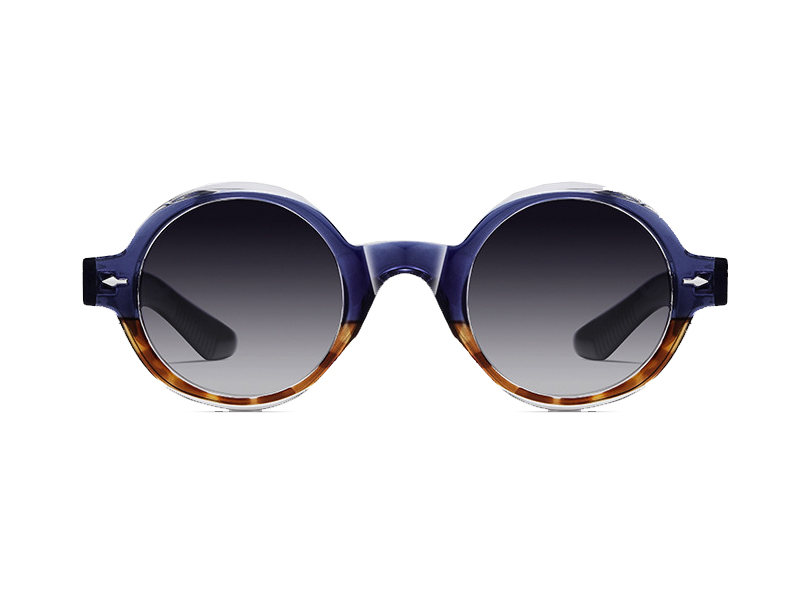 European TR90 sunglasses Retro Round Anti-blue Glasses Driving sunglasses