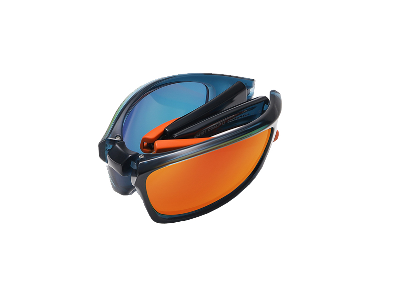 Sports Folding Sunglasses Ultra Light TR90 Windproof Polarized Riding Sunglasses